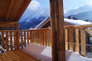 View from our balcony 